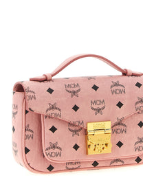 MCM Medium Tracy Crossbody Bag Blue