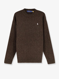 Polo Ralph Lauren Men's Melange Wool Blend Sweater Brown