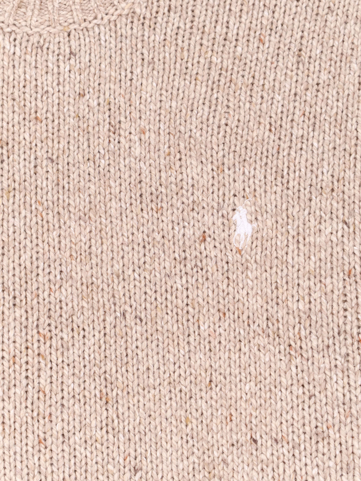 Polo Ralph Lauren Men's Melange Wool Blend Sweater Beige, view 3