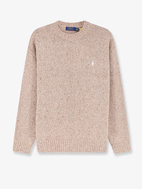 Polo Ralph Lauren Men's Melange Wool Blend Sweater Beige