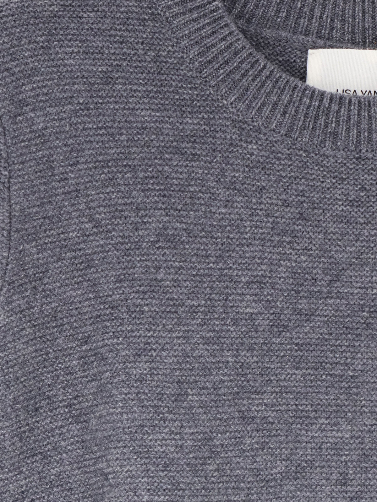 Lisa Yang Women's Mella Cashmere Top Graphite