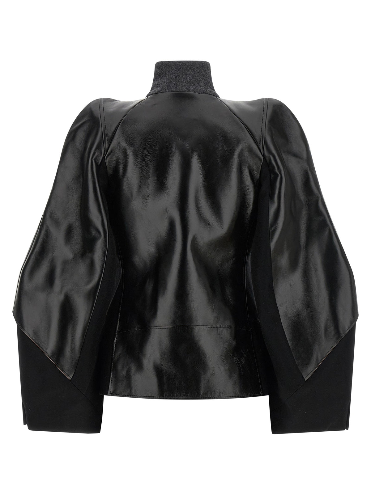 Sacai Melton Wool Jacket Black