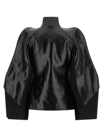 Sacai Melton Wool Jacket Black
