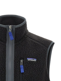 Patagonia Mens Retro Pile Vest Black, view 3
