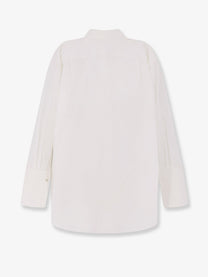 The Row Women's Ment Cotton Popeline Shirt White