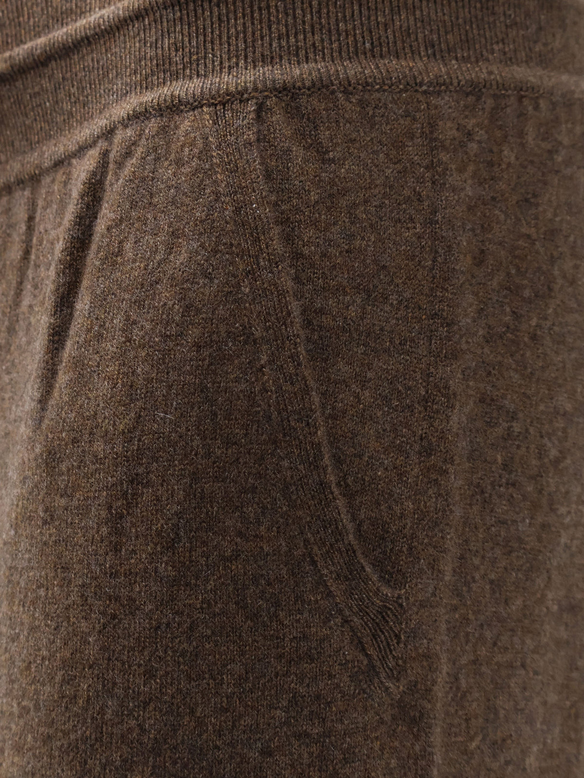 Loro Piana Women's Merano Revamp Baby Cashmere Trousers Brown