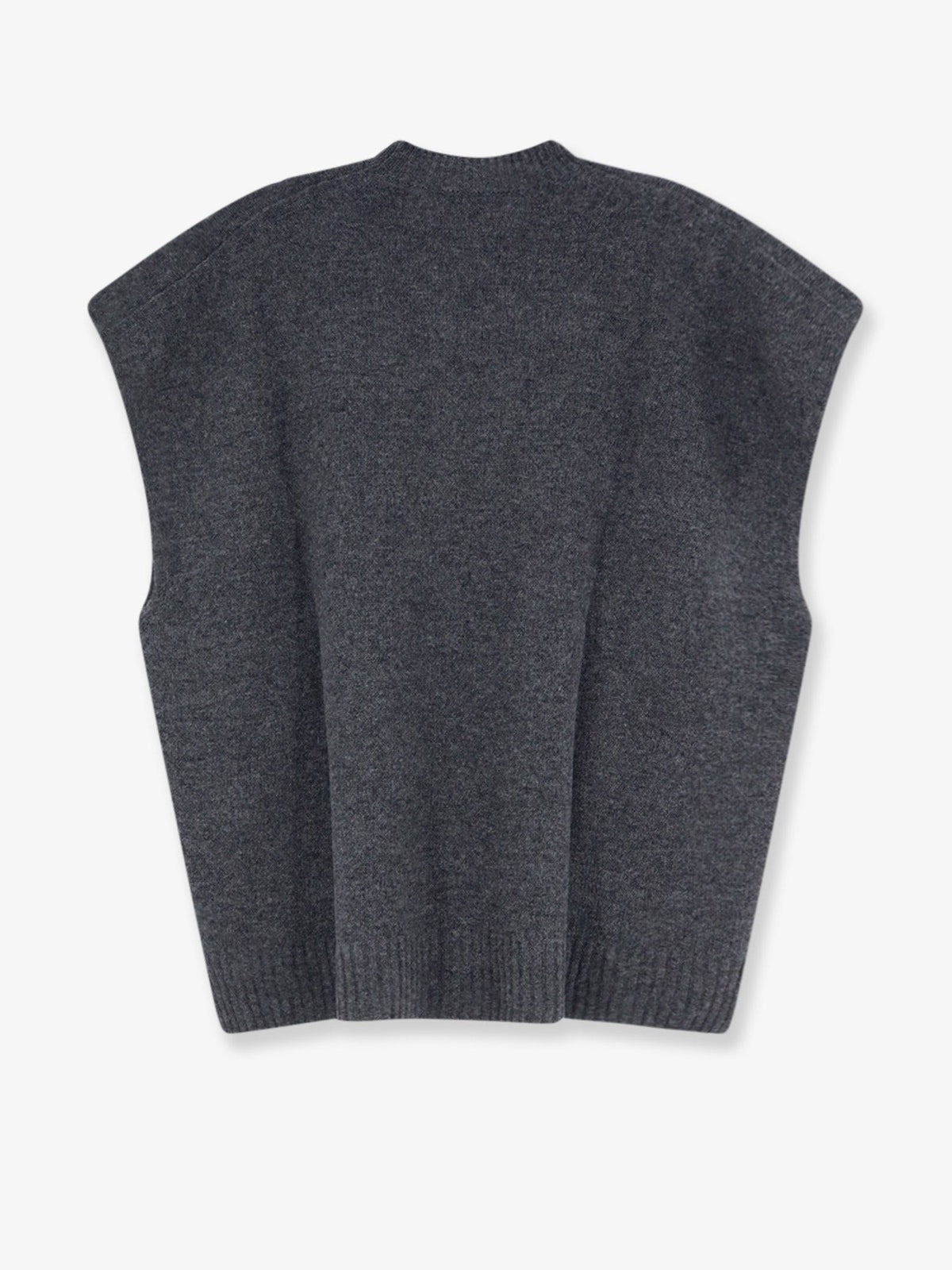 Alysi Women's Merino Wool and Cashmere Blend Sweater Grey
