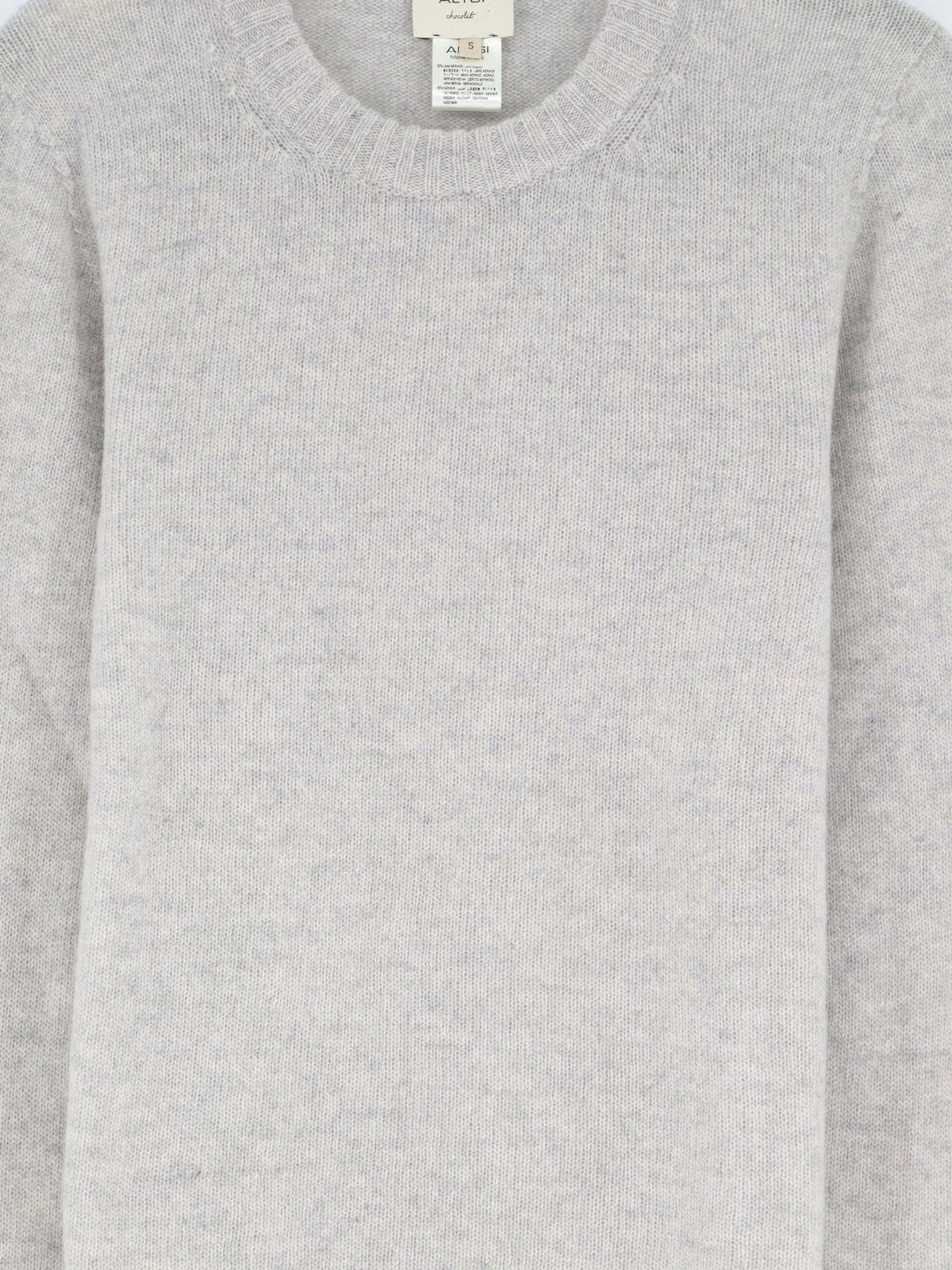 Alysi Women's Merino Wool and Cashmere Blend Sweater Perla