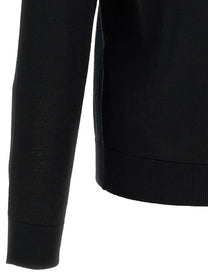 Larmeri Studio Merino Wool Polo Shirt Black, view 4