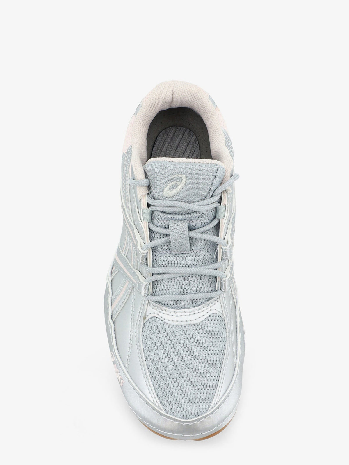 ASICS Men's Mesh and Leather Hypersync Sneakers Grey