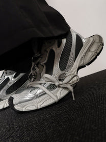 Balenciaga Men's Sneakers Silver