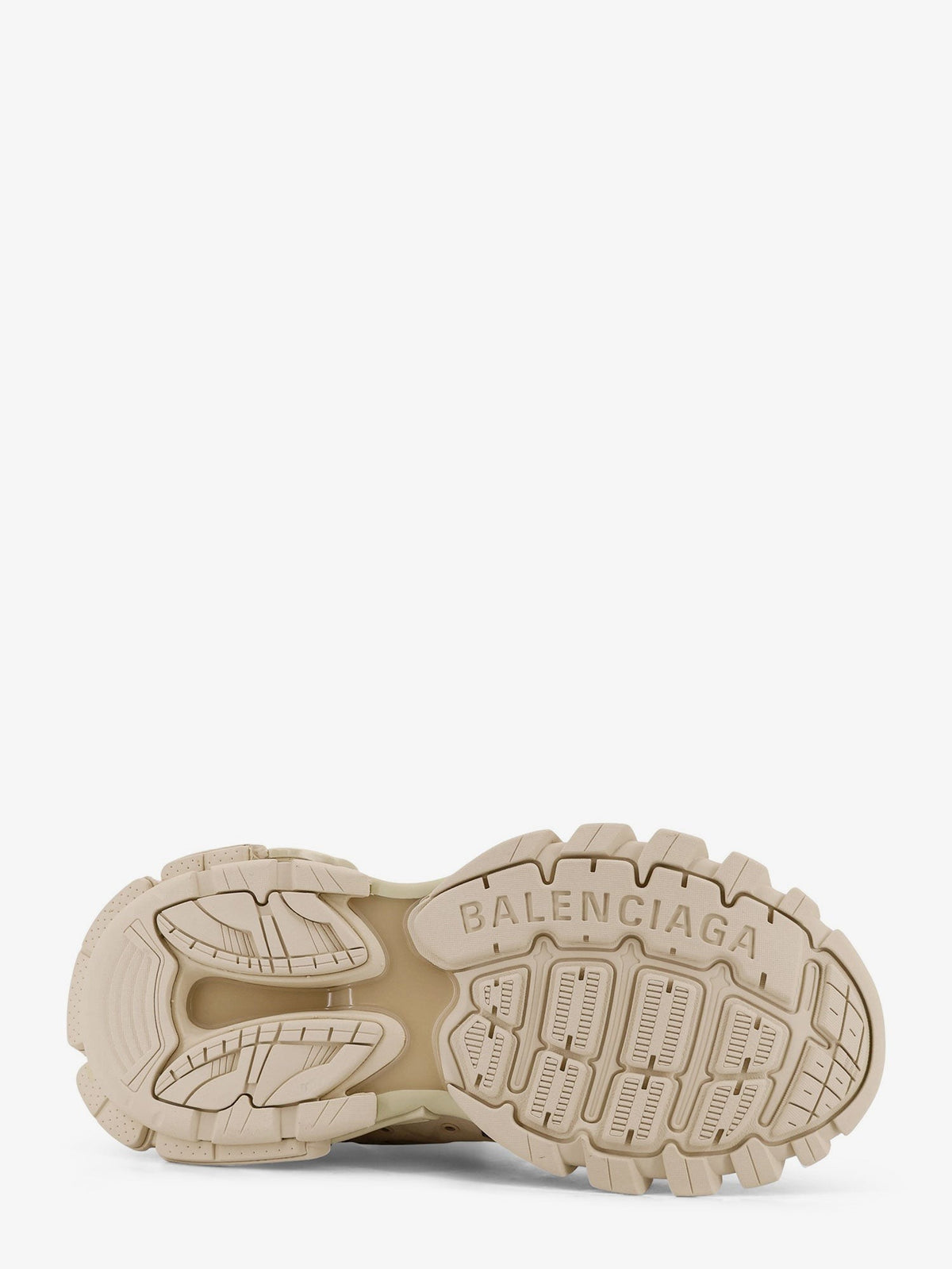 Balenciaga Men's Mesh and Nylon Track Sneakers Beige