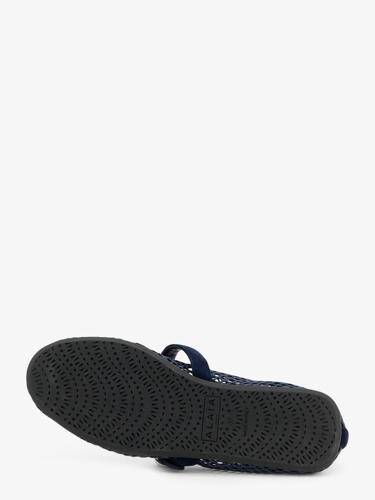 ALAÏA Women's Mesh Ballet Flats Blue