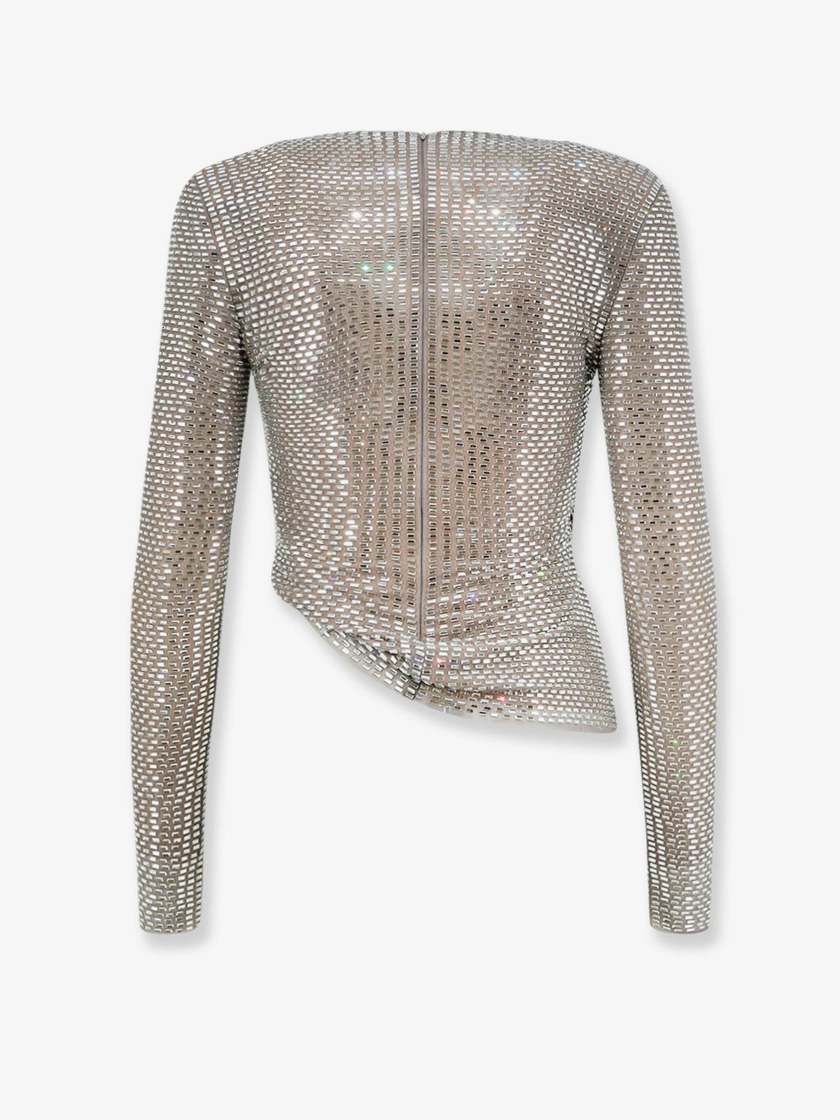 self-portrait Women's Mesh Top Grey