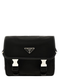 PRADA Messenger Crossbody Bag Black