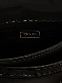 PRADA Messenger Crossbody Bag Black
