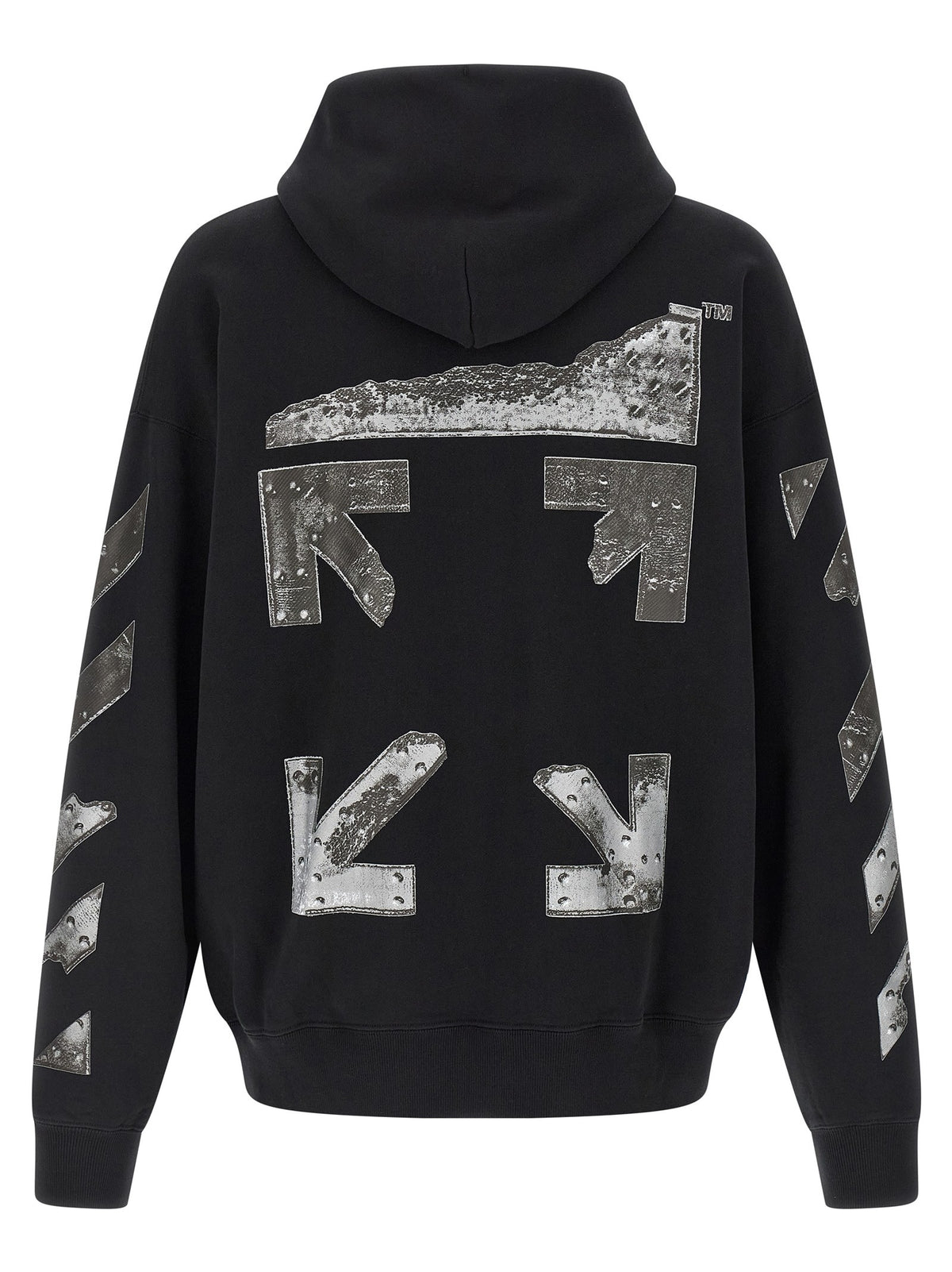 Off-White Metal Arrow Skate Hoodie Black