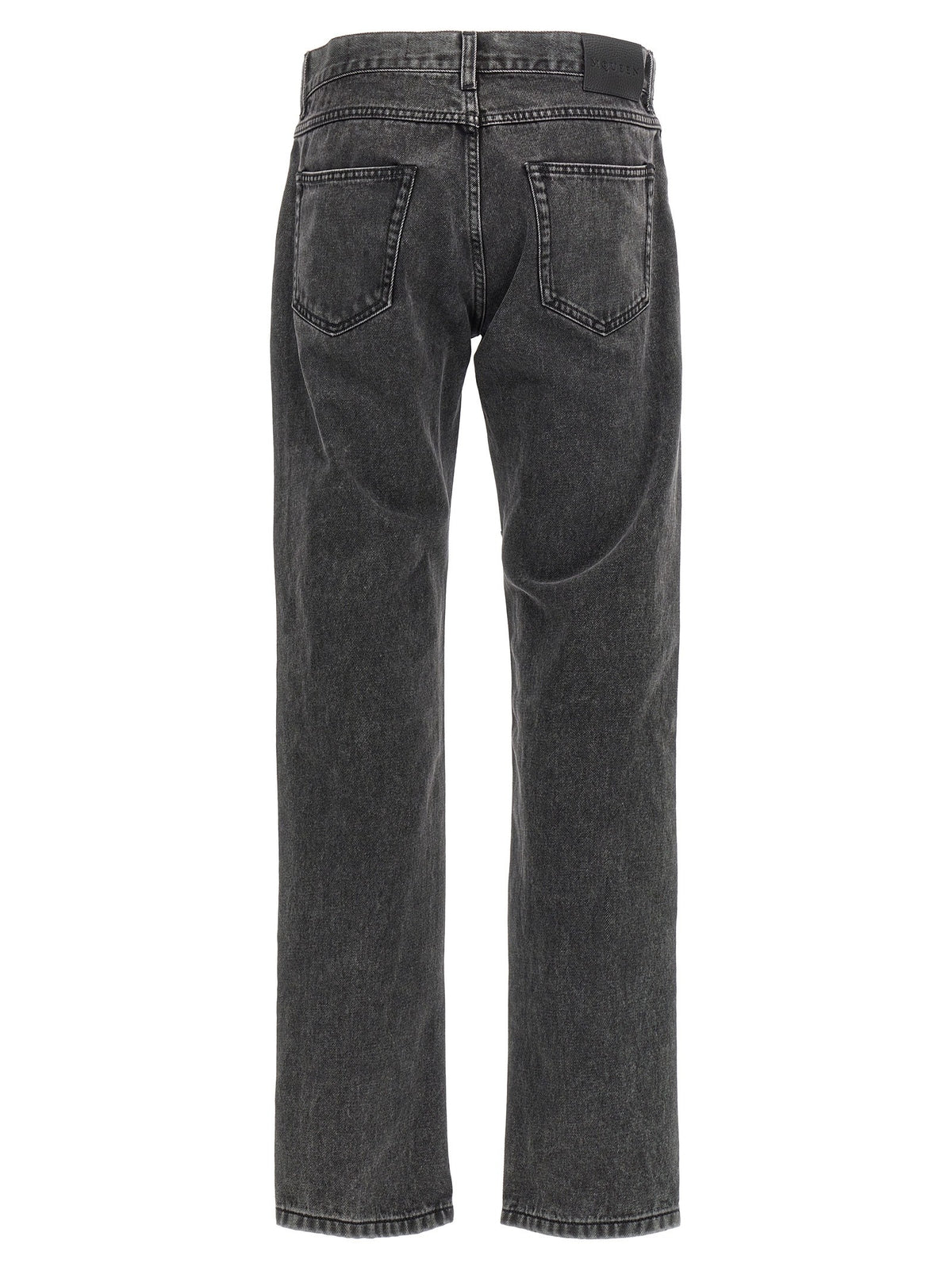 Alexander McQueen Metal Plate Jeans Black