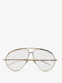 Gucci Men's Aviator Sunglasses Gold