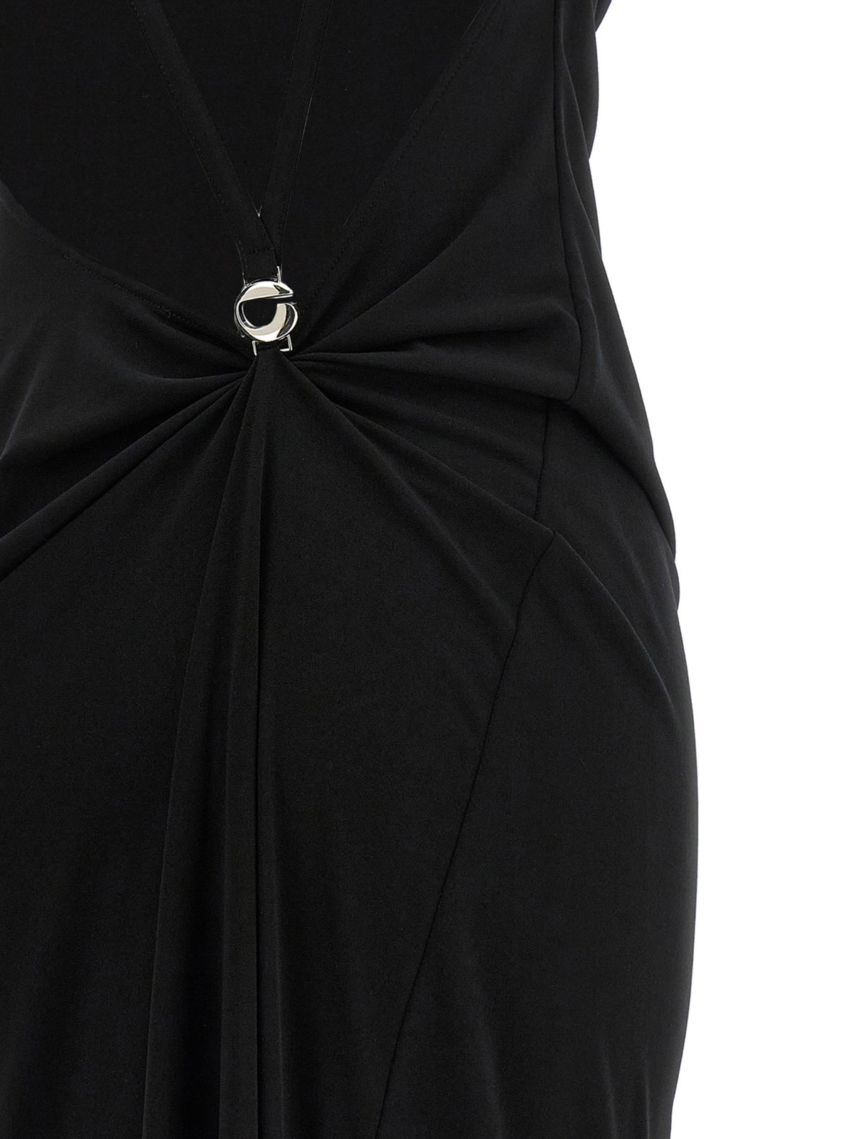 Coperni Metallic Dress Black