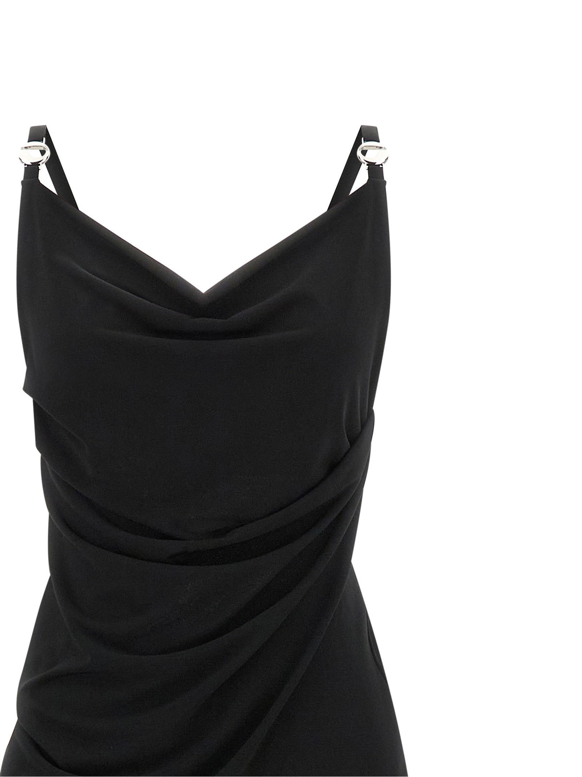 Coperni Metallic Dress Black