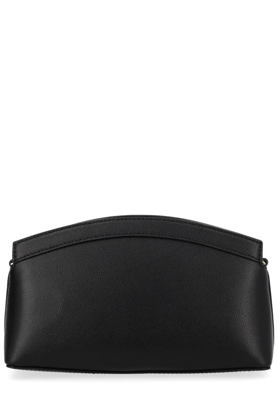 Michael kors women’s clutch athena small black smooth textured black leather clutch with clean edge stitching