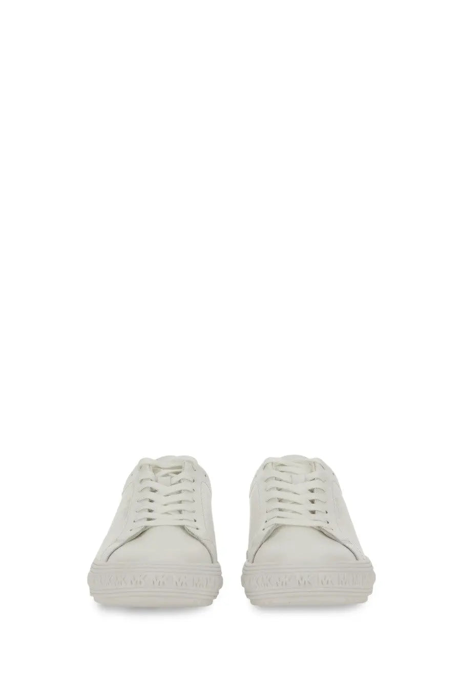 Michael Kors women’s white leather low-top sneaker with a clean minimalist design for casual wear