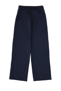 Michael Kors women’s tracksuit pants in navy blue with wide legs soft smooth fabric and elastic waistband