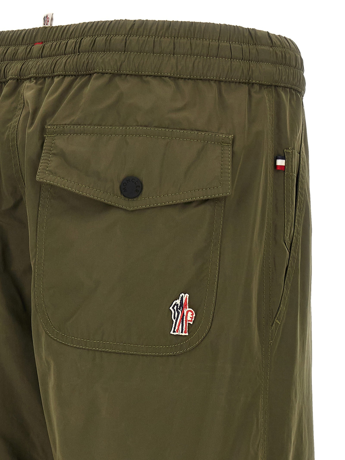 Moncler Grenoble Micro Soft Joggers Green