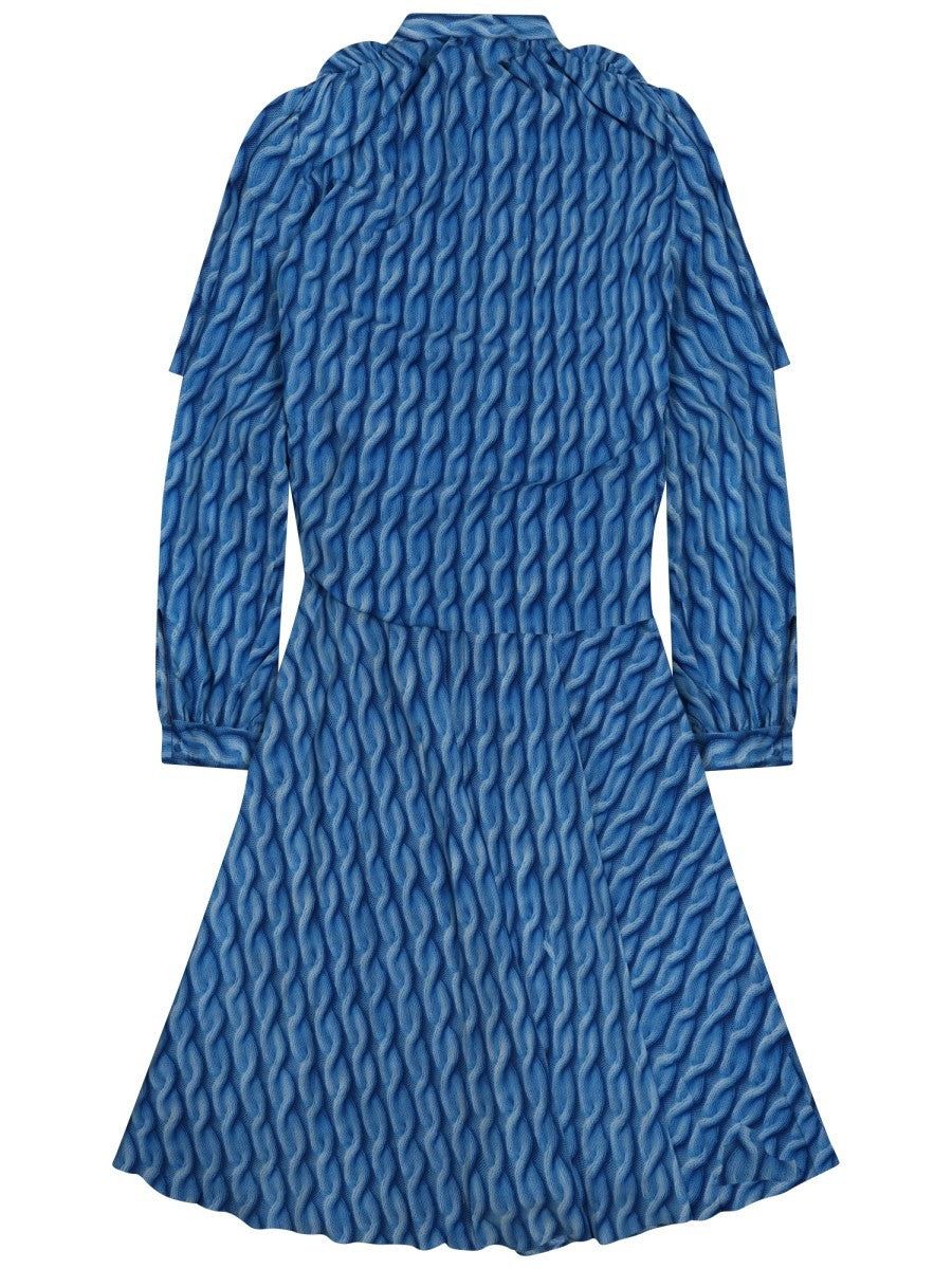 Balenciaga Women's Midi Dress Blue, view 2