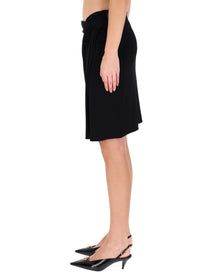 Versace Women's Midi Skirt Black