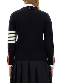 Thom Browne Women's Milano Stitch Jersey Blue