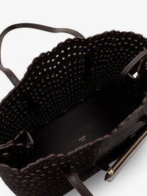 ALAÏA Women's Mina Hair Calf Handbag Chocolat