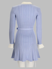 self-portrait Women's Mini Abito Coste Blue