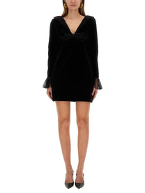 Nina Ricci Women's Mini Dress Black