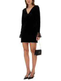 Nina Ricci Women's Mini Dress Black