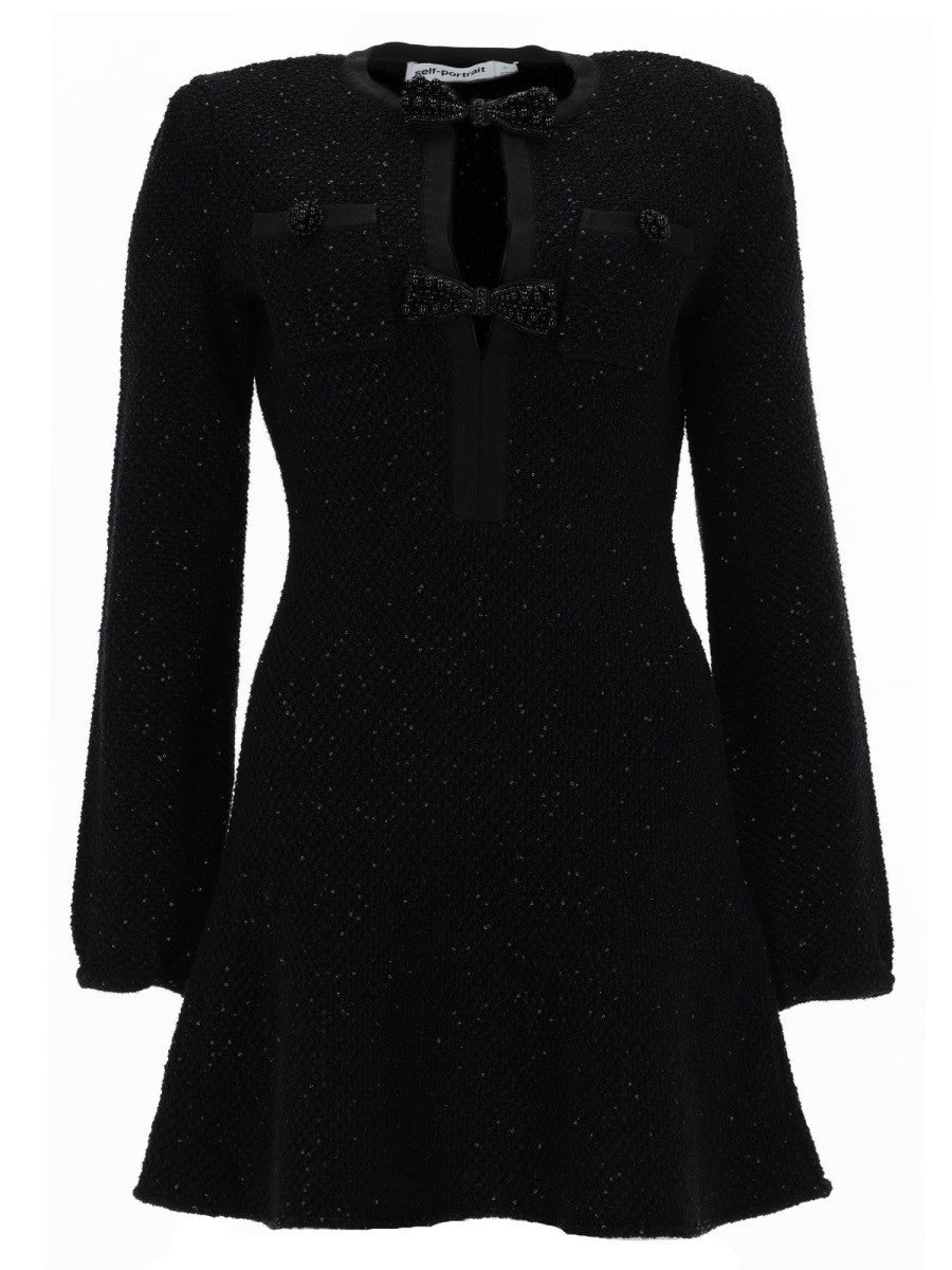 self-portrait Women's Mini Dress Black