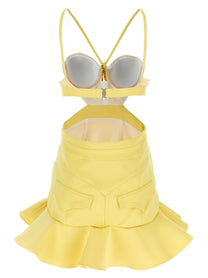 Rabanne Mini Dress Yellow