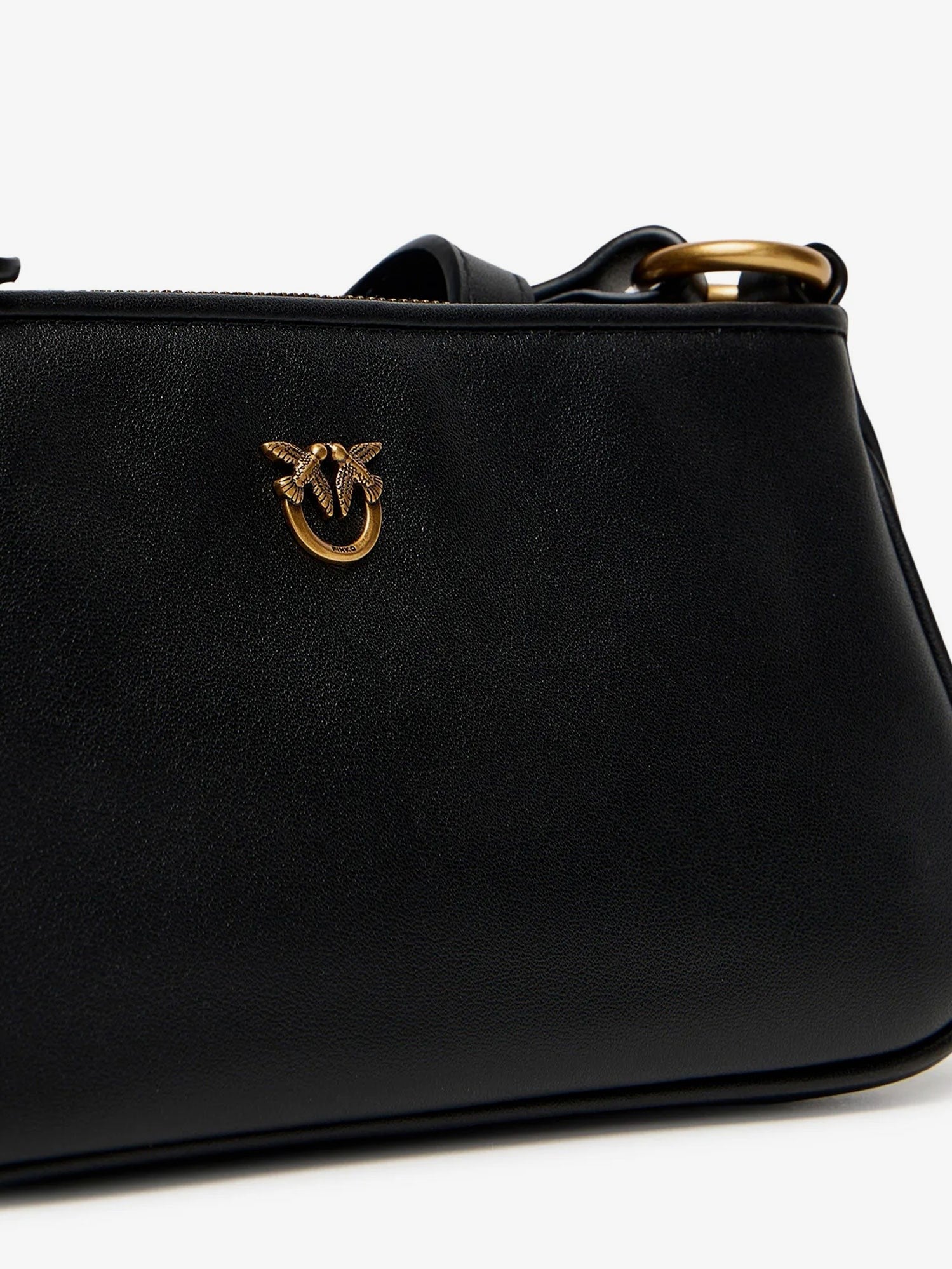 Pinko Women's Half Moon Mini Crossbody Bag Black