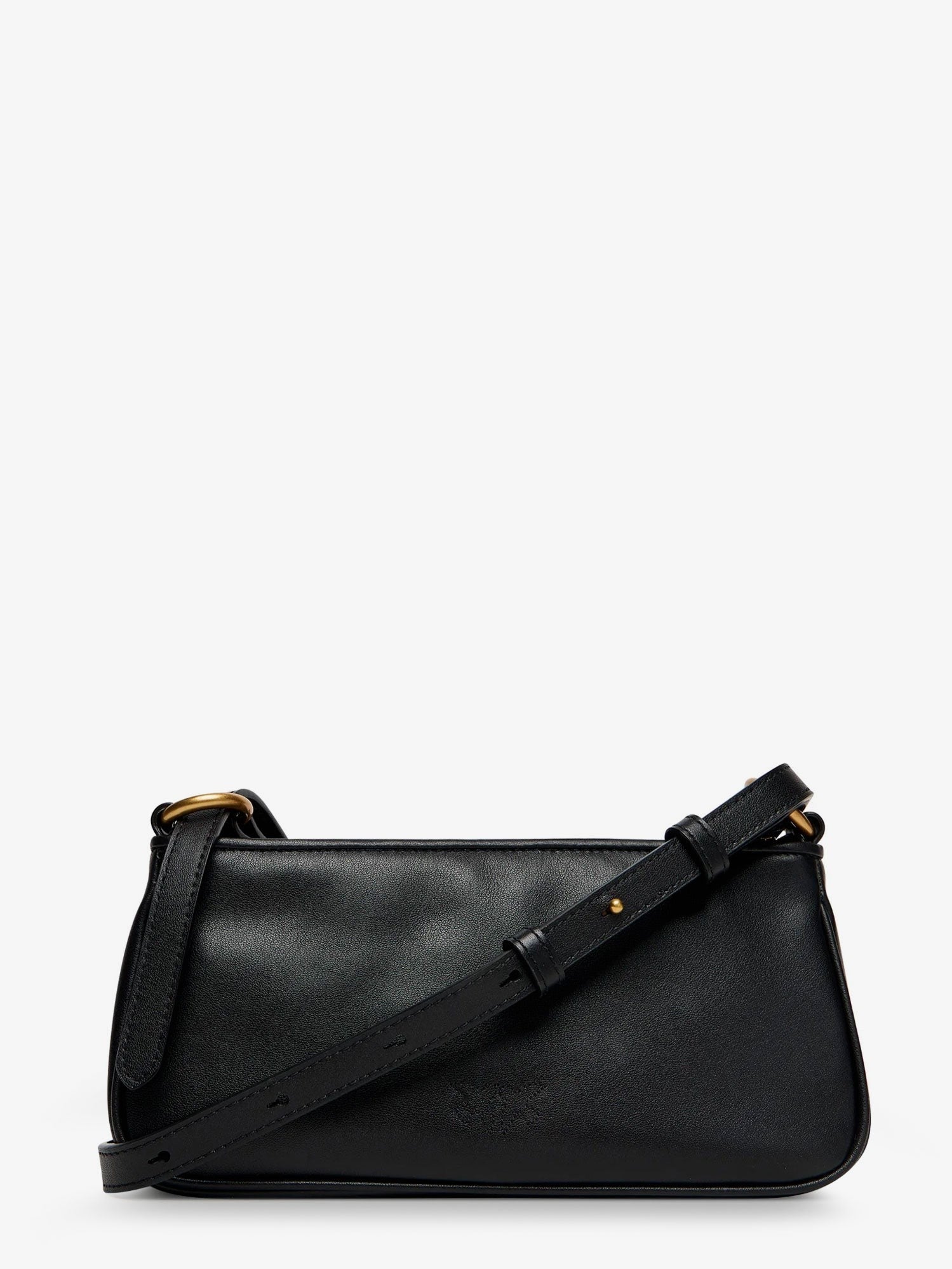 Pinko Women's Half Moon Mini Crossbody Bag Black