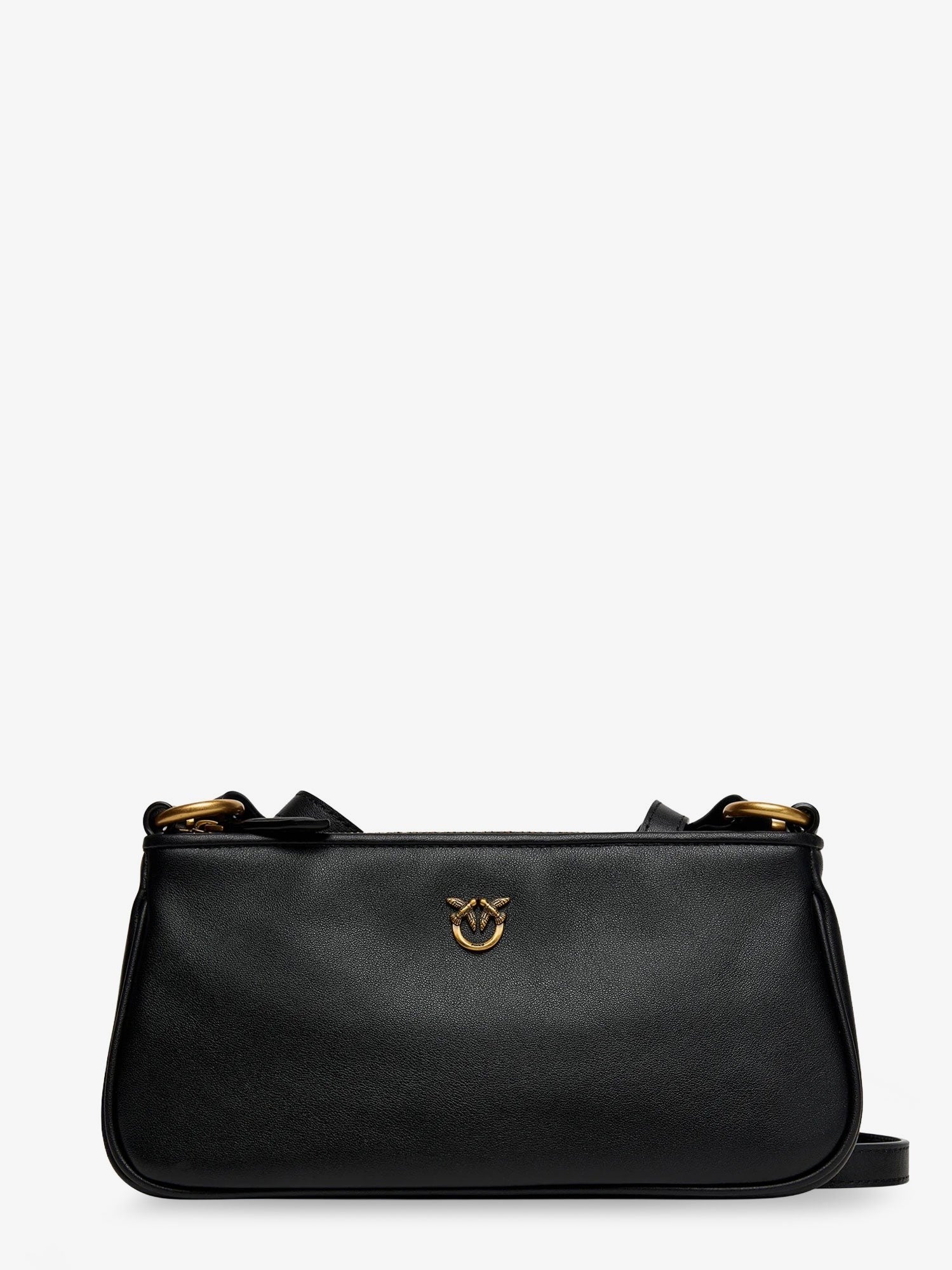 Pinko Women's Half Moon Mini Crossbody Bag Black