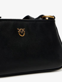 Pinko Women's Half Moon Mini Crossbody Bag Black