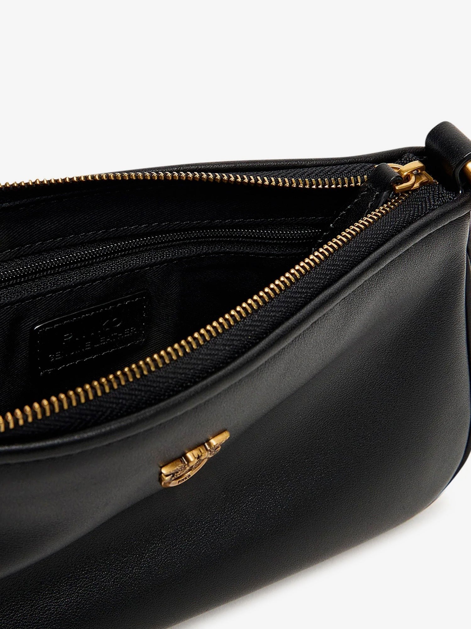 Pinko Women's Half Moon Mini Crossbody Bag Black