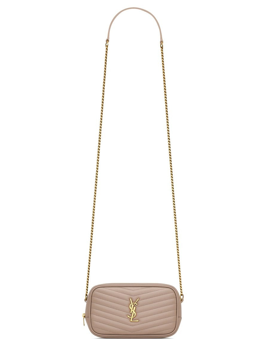 Saint Laurent Women's Mini Lou Bag Beige