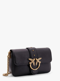 Pinko Women's Mini Love Slouchy Shoulder Bag Black