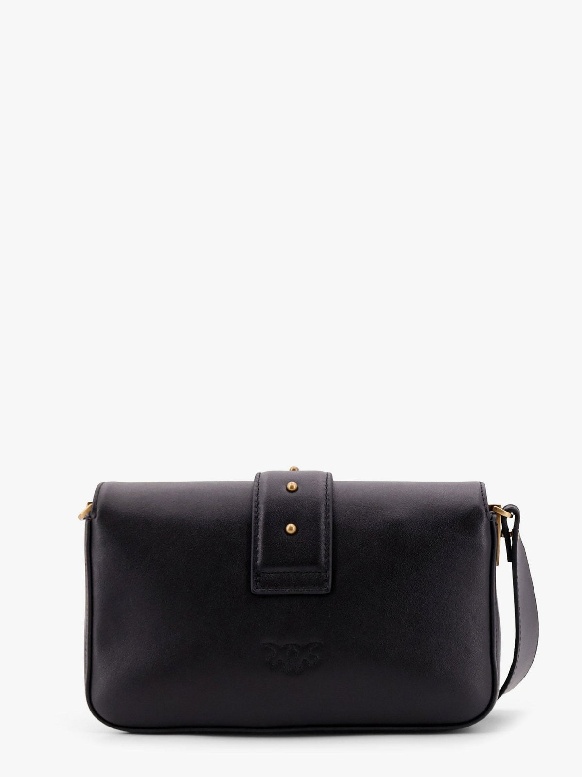 Pinko Women's Mini Love Bag Leather Crossbody Bag Black