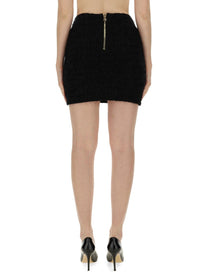 Balmain Women's Mini Skirt Black