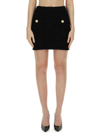 Balmain Women's Mini Skirt Black