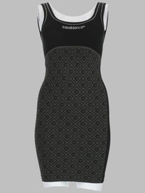 Casablanca Women's Miniabito Monogram Senza Cuciture Grey