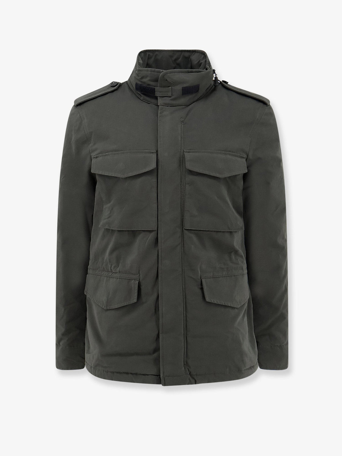 ASPESI Men's Minifield Cotton Blend Sahariana Grey